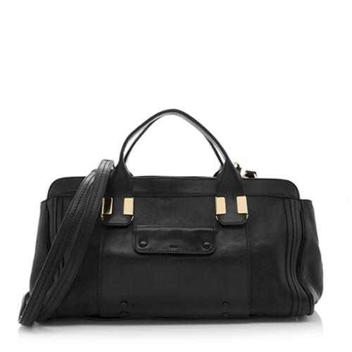 Chloe Leather Alice Medium Satchel 