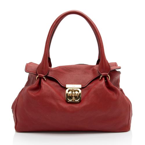 Chloe Leather Elsie E/W Satchel