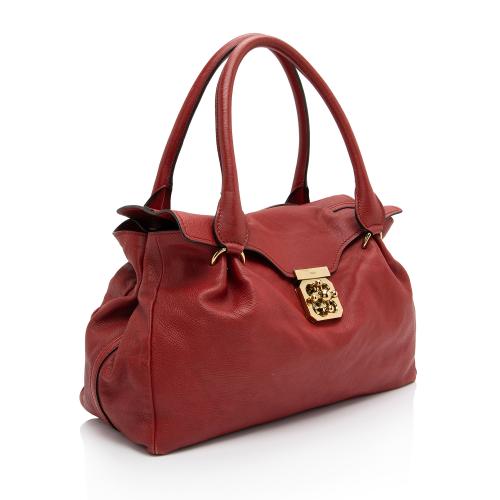 Chloe Leather Elsie E/W Satchel