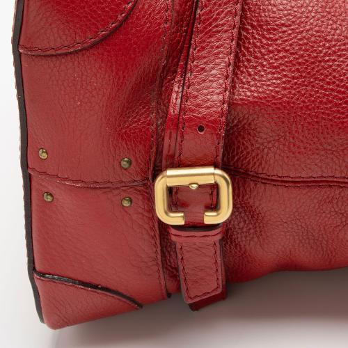 Chloe Leather Paddington Dome Satchel