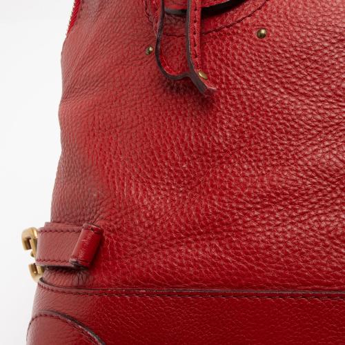 Chloe Leather Paddington Dome Satchel