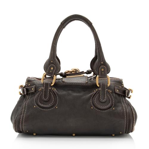 Chloe Leather Paddington Medium Satchel