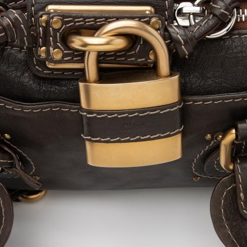 Chloe Leather Paddington Medium Satchel