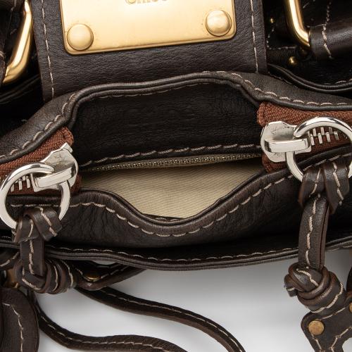 Chloe Leather Paddington Medium Satchel