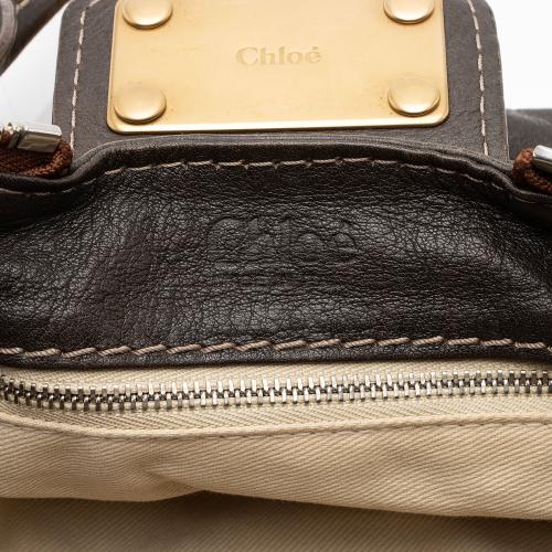 Chloe Leather Paddington Medium Satchel