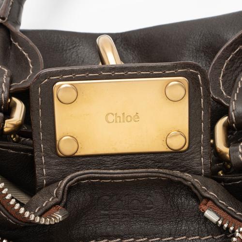 Chloe Leather Paddington Medium Satchel