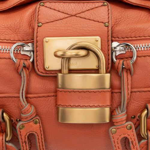 Chloe Leather Paddington Medium Satchel