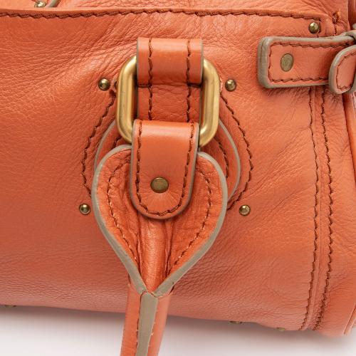 Chloe Leather Paddington Medium Satchel