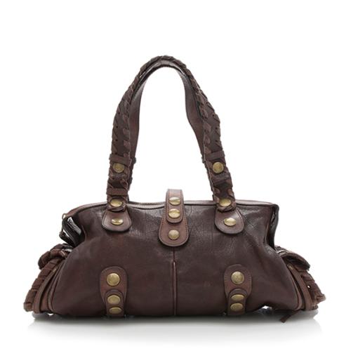 Chloe Leather Silverado Satchel