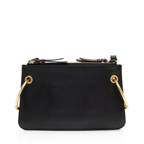 Chloe Leather Suede Roy Mini Shoulder Bag