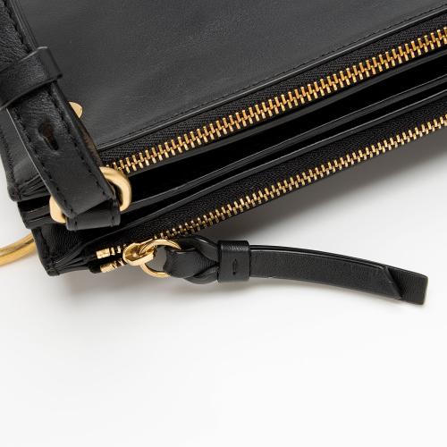 Chloe Leather Suede Roy Mini Shoulder Bag