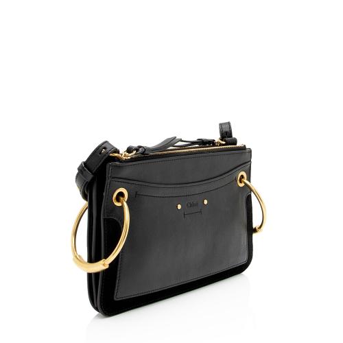 Chloe Leather Suede Roy Mini Shoulder Bag