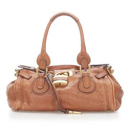 Chloe Paddington Leather Shoulder Bag