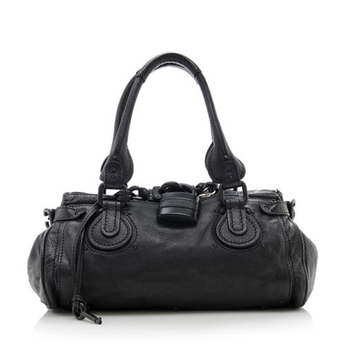 Chloe Leather Paddington Medium Satchel