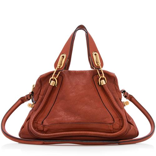 Chloe Leather Paraty Medium Satchel