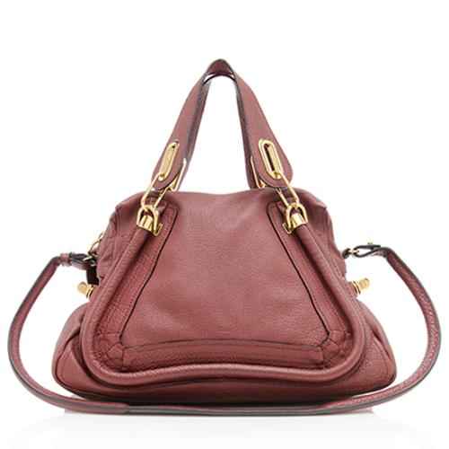 Chloe Calfskin Paraty Medium Satchel