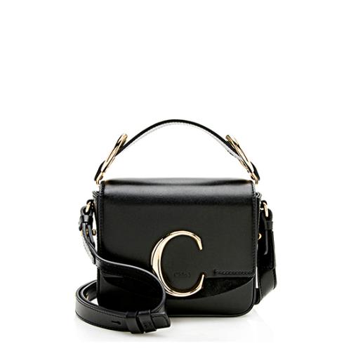 Chloe Shiny Calfskin C Mini Shoulder Bag