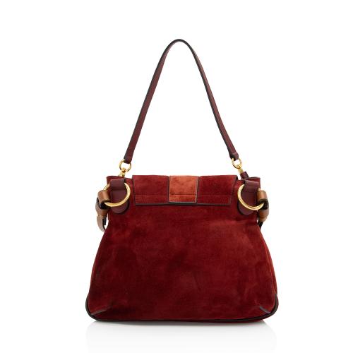 Chloe Suede Lexa Shoulder Bag