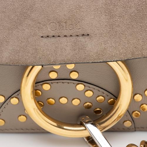 Chloe Studded Suede Small Faye Shoulder Bag - FINAL SALE