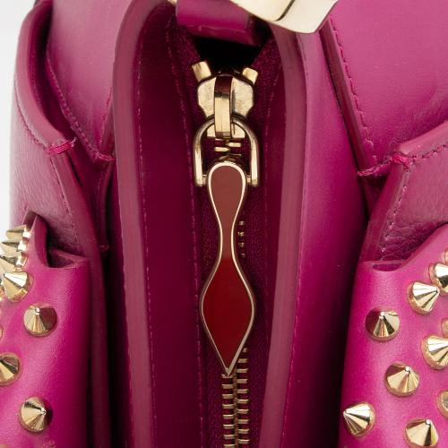 Christian Louboutin Calfskin Studded Eloise Small Satchel 