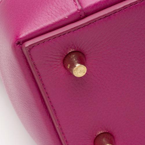 Christian Louboutin Calfskin Studded Eloise Small Satchel 