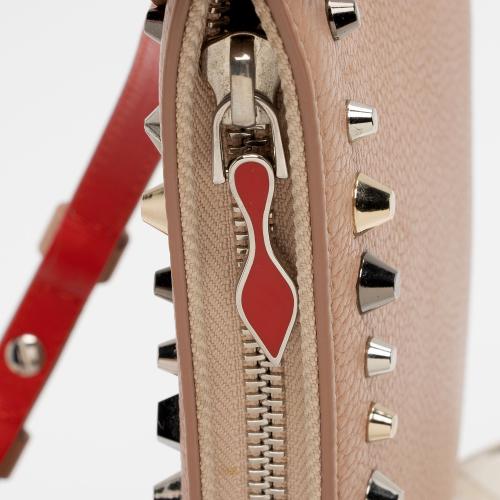 Christian Louboutin Calfskin Spike Empire Trashmix Loubiclutch Clutch