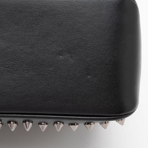 Christian Louboutin Calfskin Spiked Triloubi Chain Small Shoulder Bag