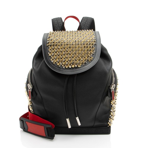 Christian Louboutin Calfskin Studded Explorafunk Backpack