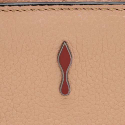 Christian Louboutin Calfskin Beaded Triloubi Small Chain Shoulder Bag