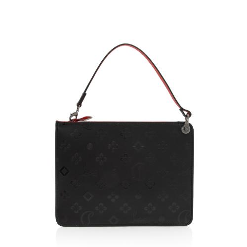 Christian Louboutin Embossed Leather Cabata Loubinthesky Pochette