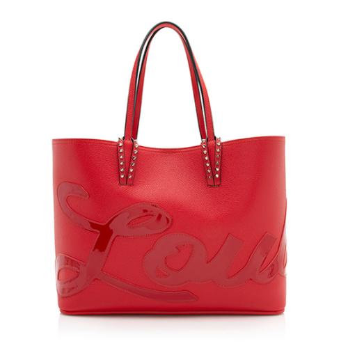 Christian Louboutin Leather Cabata Logo Tote