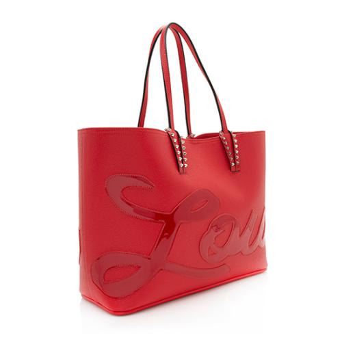 Christian Louboutin Leather Cabata Logo Tote