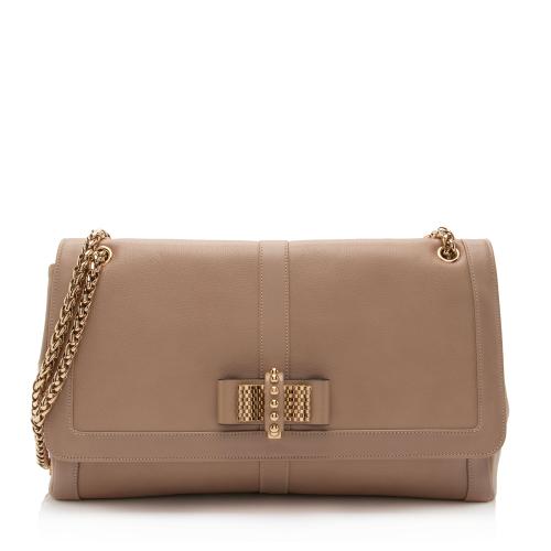 Christian Louboutin Leather Sweet Charity Medium Shoulder Bag