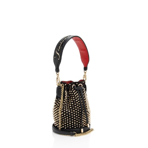 Christian Louboutin Leather Spiked Marie Jane Bucket Bag Christian Louboutin Handbags Bag Borrow or Steal