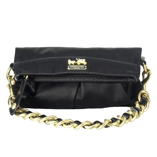 Coach Amanda Satin Foldover Clutch