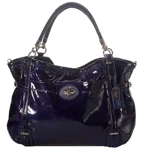 Coach Audrey Flagship Patent Leather Tote