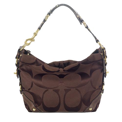 Coach Carly Signature Hobo Handbag