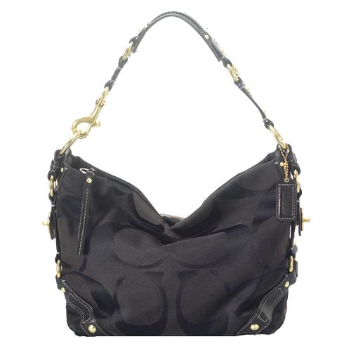 Coach Carly Signature Hobo Handbag