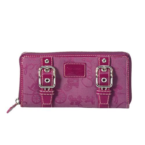 Coach Chelsea Buckle Zip Around Wallet