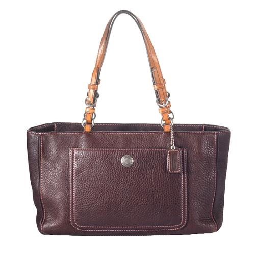 Coach Chelsea Pebbled Leather Zip Tote