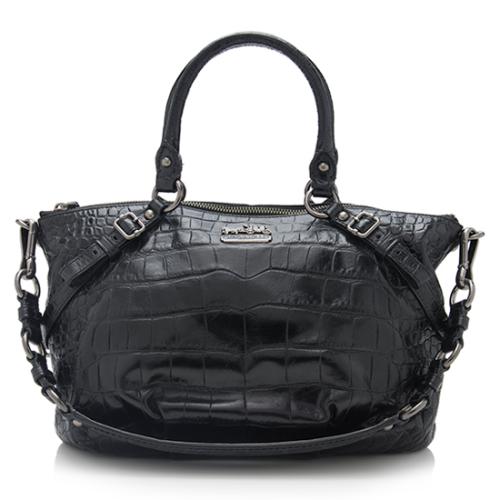 Coach Croc Embossed Madison Sophia Small Satchel