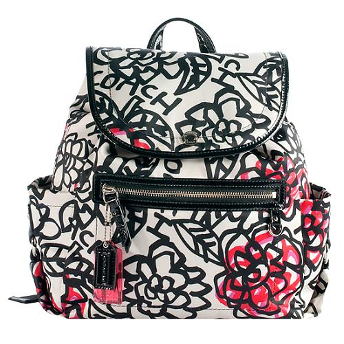 Coach Daisy Floral Graffiti Backpack