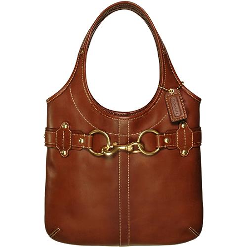 Coach Ergo Belted Leather Magazine Tote