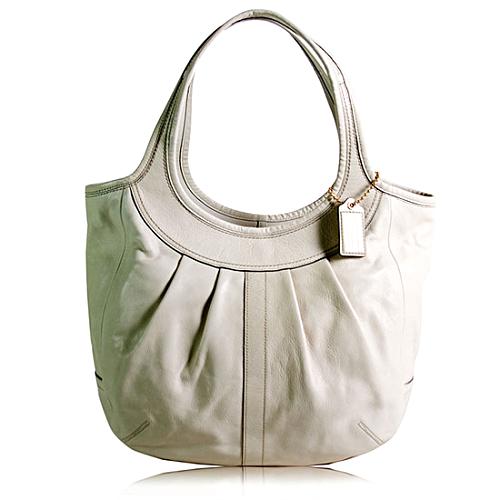 Coach Ergo Pleated Leather Tote