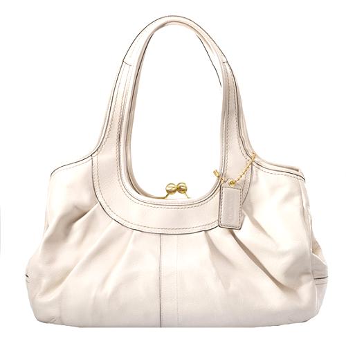 Coach Ergo Pleated Leather Tote