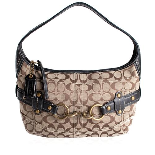 Coach Ergo Signature Belted Hobo Handbag