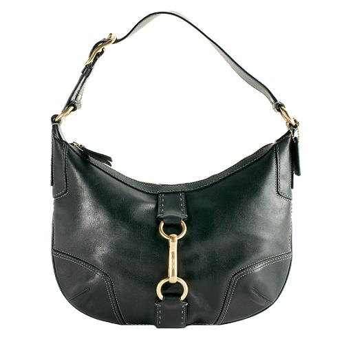 Coach Hamptons Leather Hobo Handbag