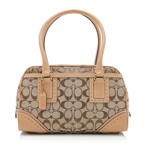 Coach Hamptons Signature Carryall Satchel