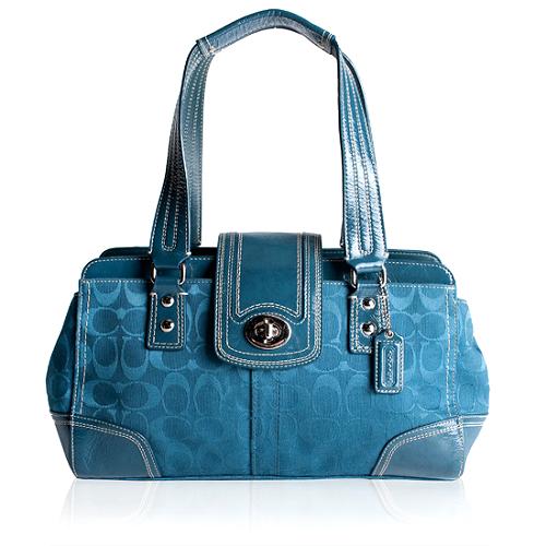 Coach Hamptons Signature Carryall Tote