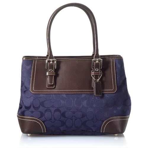 Coach Hamptons Signature Carryall Tote